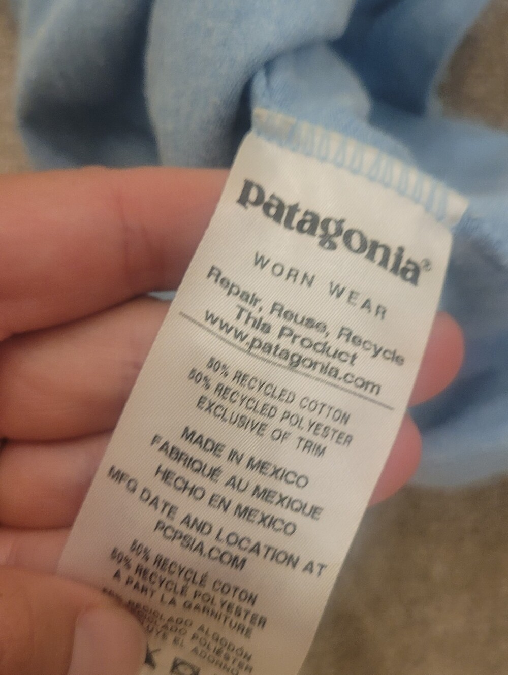 Patagonia Mens Blue Mountain Logo Size Large - Picture 5 of 5